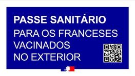 Passe sanitário para franceses vacinados que viajam para a França